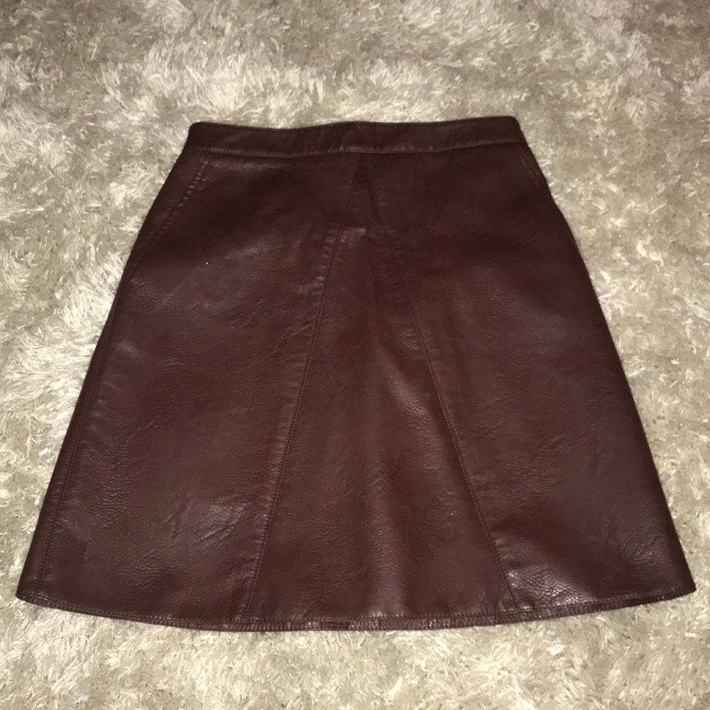 NWOT pleather Zara skirt